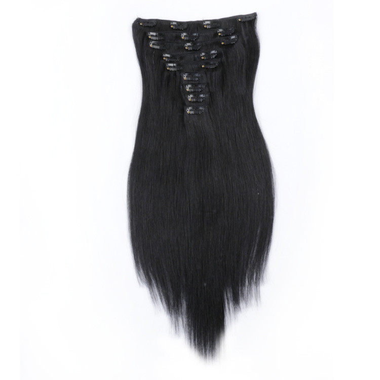 Hair extensions cheap real clip in remy real hair SJ0067